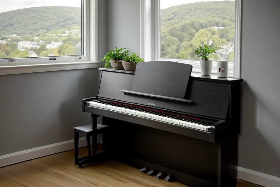 Manos de un adulto practicando un módulo del curso de piano online Toca Piano Desde Cero sobre las teclas